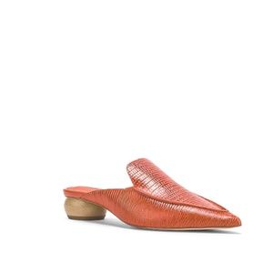 Jeffrey Campbell Vionit Mule Orange Lizard